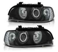 Tuning Tec Scheinwerfer Angel Eyes LED Per BMW 5er E39 95-00 Anteriore Neri