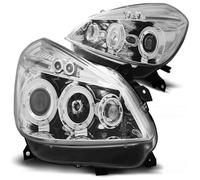 Tuning Tec Scheinwerfer Angel Eyes Per Renault Clio 3 05-09 Cromati