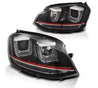 Tuning Tec Scheinwerfer DRL LED Tagfahrlicht Combinato VW Golf 7 12- Nero Rosso