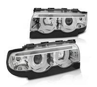 Tuning Tec Scheinwerfer LED 3D Angel Eyes Per BMW 7er E38 94-01 Cromati