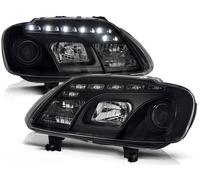 Tuning Tec Scheinwerfer LED Luci Diurne Optik Per VW Touran 1T Caddy 3 (2K) Schw
