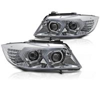 Tuning Tec Set Angel Eyes a LED VOLL per BMW 3 E90/E91 05-08 Cromato