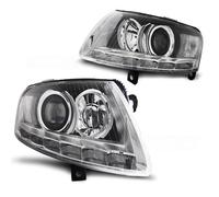 Tuning Tec Xenon DRL LED Luci Diurne Fanali Per Audi A6 C6 4F 04-08 Chro