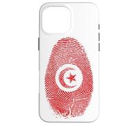 Tunisia Flag Fingerprint It is in my DNA Regalo per i tunisini Custodia per iPhone 16 Pro Max
