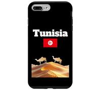 Tunisia viaggio souvenir Sahara Desert amante bandiera tunisina Custodia per iPhone 7 Plus/8 Plus