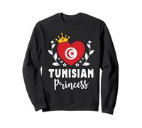 Tunisian Princess Tunisia Flag Proud Tunisian Girl Felpa
