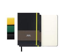 TUNJILOOL 2 Pacchetti Quaderno Punteggiato A6 - Cop. Rig. in Pelle, 192 Pagine, Carta 80GSM, Fregio Elast. e Tasca Int. per Pian. Creat., Sbozzo e Note