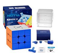 TUNJILOOL MoYu Weilong WRM V9 Magnetic Speed Cube 3x3, Professional Stickerless Magnets Magic Cube Puzzle Toy Travel Games per Adulti e Bambini