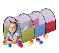 Tunnel ad Arco per Bambini Salvaspazio Pieghevole Gioco per Skills Motorie 125cm