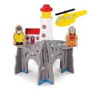 Tunnel con Faro e Eliporto Bigjigs Rail