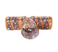 Tunnel di gioco per gatto,Tenda a tubo di Halloween per gatti interni | Tenda tubolare pieghevole divertente nascondigli interattivi | Spazio attività per cani e coniglio