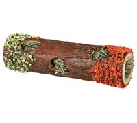 Tunnel di legno con fieno ø 6,5 × 20 cm
