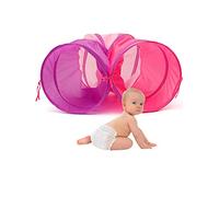 Tunnel di risveglio colorato per bambini a partire da 1 anno, regalo pieghevole per tenda giocattolo per animali domestici