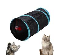 Tunnel gioco gatti palline passatempo gatto pieghevole interattivo 2 uscite