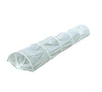Tunnel in micromesh in PVC, tunnel portatile per serra con controllo del flusso d'aria per erbe giovani piante, cloche da giardino antigelo con aste (canale PE)