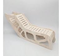 Tunnel nascosto in legno durevole per criceti e criceti nani, facile da assemblare, migliora il divertimento del gioco e dell'esplorazione Piccola scala da grotta,Scala della grotta aliena,Grande scal