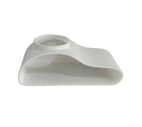 Tunnel per acquario con look realistico a tunnel per creare una scena subacquea coinvolgente e aumentare il coinvolgimento degli abitanti acquatici (piccolo bianco)