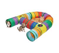 Tunnel per gatti 3 pezzi fai da te pieghevole grande giocattoli | Tunnel giocattolo portatile per gatti, cuccioli, criceti, furetti, piccoli animali, arricchimento, noia