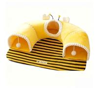 Tunnel per Gatti,Cuccia per gatti domestici,Cuccia per Gatti e Cani da Interno,con giocattolo appeso e batuffolo di cotone,Giocattoli Multifunzionali,per Animali Domestici,per Gattini e Conigli