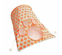 Tunnel per Gatti Gioco Sacco Interattiva Percorso Crinkle con Fori di Osservazione E Pendaglio in Polyester Anti Morso Leggero Adatto a Ambienti, color to 2