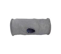 Tunnel pieghevole per gatti, in pelle scamosciata, giocattolo interattivo per gatti