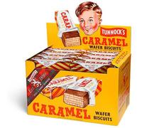 Tunnock - Biscotti per cialda al latte, ricoperti di cioccolato, 30 g, confezione da 48