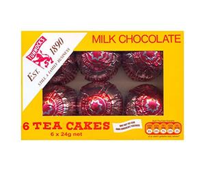 Tunnock's Tè Torte Di Cioccolato Al Latte 6 X 24g (Confezione da 6)