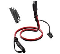 TUNOTYUE 0.5m 12AWG 12V 24V Cavo di Prolunga da SAE a SAE, Prolunga a 2 Pin per Collegamento/Scollegamento Rapido, per Moto, Auto, Camper, Pannelli Solari