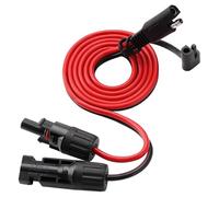 TUNOTYUE 1m 12AWG Cavo di Ricarica Solare SAE, Cavo Adattatore da Pannello Solare a SAE, per Camper, Roulotte, Caricabatterie