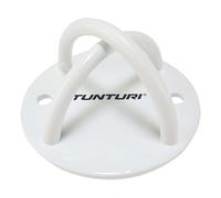 Tunturi Gancio a Parete 12 cm per Suspension Trainer, Sling Trainer Gancio a soffitto in Acciaio Fino a 200 kg, Bianco