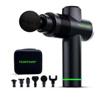 Tunturi MG40 - Massaggiatore con impugnatura multipla - Include 6 accessori e valigetta, extra potente e silenziosa, inclusa app gratuita