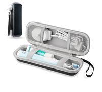 TUNYINSH Custodia da viaggio per spazzolino elettrico Oral B/Oral-B Pro 1000, 1500, 5000, 7000, 7500, 6000, 9600, Phlips Sonicare 4100, 5100, 1100, 6100, 5300, custodia protettiva rigida portatile