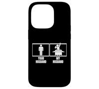 Tuo marito mio marito moglie DJ Funny Disc Jockey Custodia per iPhone 14 Pro