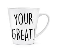 Tuo Ottimo Bad Grammatica Divertente 341ml Latte Tazza Scherzo Teacher Sarcasm