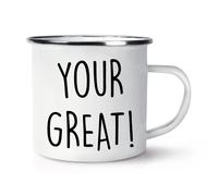 Tuo Ottimo Bad Grammatica Divertente Smalto Tazza Scherzo Teacher Sarcasm Love