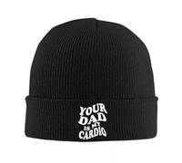 Tuo Padre è Il Mio Cardio Beanie Cappelli detti Divertenti Skullies Berretti all'aperto Caldo Uomini Donne Berretti Autunno Grafica Casual Cappelli