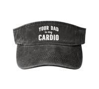 Tuo padre è il mio Cardio Sport Visor Hats Cotton Ball Caps per uomo e donn