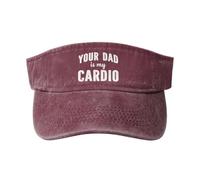 Tuo padre è il mio Cardio Sport Visor Hats Cotton Ball Caps per uomo e donn