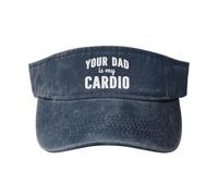 Tuo padre è il mio Cardio Sport Visor Hats Cotton Ball Caps per uomo e donn