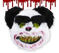 Tuofang Maschera di Halloween Spaventosa, Maschera da Orso Paurosa, Maschera Horror per Adulto Bambino, per Halloween Carnevale Festa in Costume Cosplay Mascherata