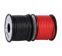TUOFENG Filo di silicone calibro 12 da 20 metri [10 m nero e 10 m rosso] Filo da 12 AWG cavo di collegamento con cavo flessibile Filo di rame stagnato Resistenza alle alte temperature