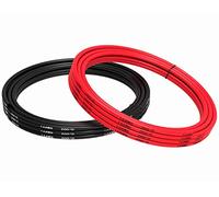 TUOFENG Filo di silicone flessibile 16 fili AWG 10 metri [5 m nero e 5 m rosso] Filo di rame stagnato 16 fili schermati per fai da te Elettronica auto