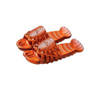 TUOJINRUIDA Ciabatte unisex divertenti per pesci e aragoste, per uomo e donna, pantofole rilassanti per casa, spiaggia e piscina