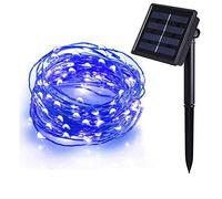 Tuokay 22M 200 LED Ghirlanda di Luci 8 Modalità di Filo di Rame Luci Impermeabili per la Decorazione, Matrimoni, All'aperto e Interni (Blu)