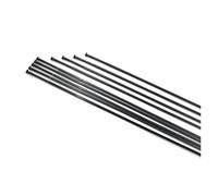 TUOKLNC 12 pezzi 1423 PSR Aero per raggi della bicicletta, trazione diritta 14G 2,0 mm lama nera, in acciaio inossidabile ad alta resistenza, lunghezze multiple 168-302 mm per ruote MTB da strada