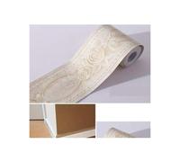 TUOKLNC Carta da parati autoadesiva 3D in PVC, 5 m x 10,6 cm, stacca e attacca, per soggiorno, camera da letto, impermeabile, decorazione fai da te, battiscopa e pellicola per porte (YA10202)