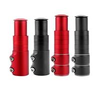 TUOKLNC Estensore per manubrio della forcella della bici in lega di alluminio, adattatore Head Up Raiser per MTB e bici da strada, 28,6 mm, senza filettatura, parti da ciclismo (blu, 124 mm)