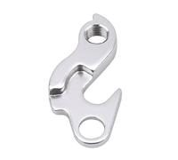 TUOKLNC Forcellino deragliatore universale per MTB e bici da strada, in lega di alluminio CNC, gancio di ricambio diretto per cambio preciso e protezione del telaio (B)