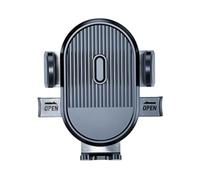 TUOKLNC Supporto universale a ventosa per cruscotto e parabrezza, con blocco automatico con una sola mano, staffa girevole a 360°, per tutti i telefoni da 4 a 7 pollici