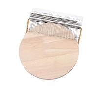 TUOKLNC Telaio in metallo e strumento per tessitura, portatile, per rammendare calze e vestiti, piccolo kit fai da te con ganci per belle cuciture e riparazioni tessili (42 ganci)